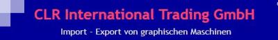 Gebrauchtmaschinenhändler Logo CLR International Trading GmbH